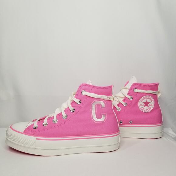 Converse Shoes - Converse Women's CTAS Lift Platform Retro Varsity Size 6 Pink #A07141C  NWT